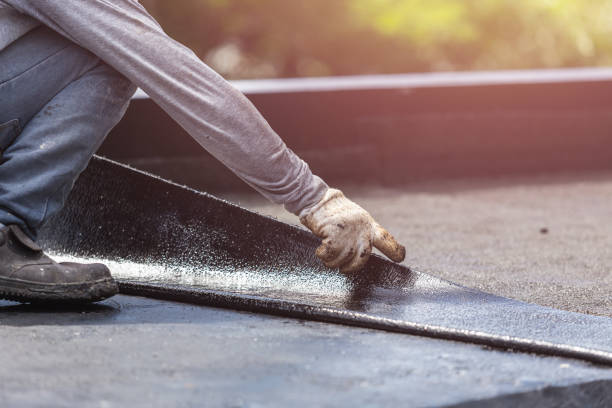 Professional Emergency Waterproofing technician working in Daleville, IN